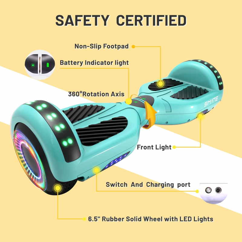 Simate Bluetooth All Terrain Hoverboard