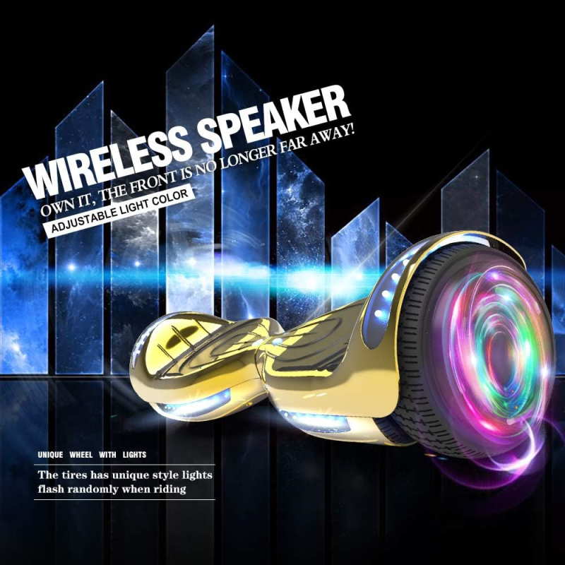 HOVERSTAR Hoverboard HS 2.0 Chrome Series - Gold